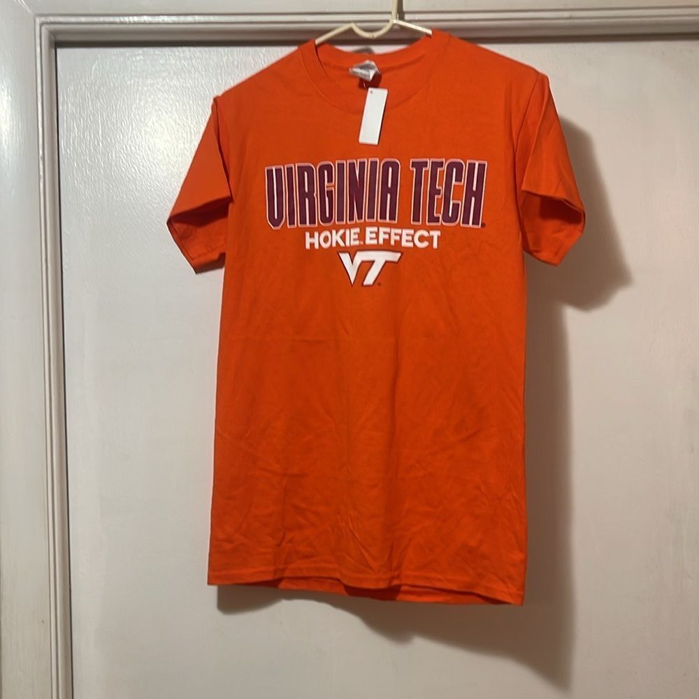 Gildan Orange Virginia Tech Tee small NWT - Picture 2 of 4